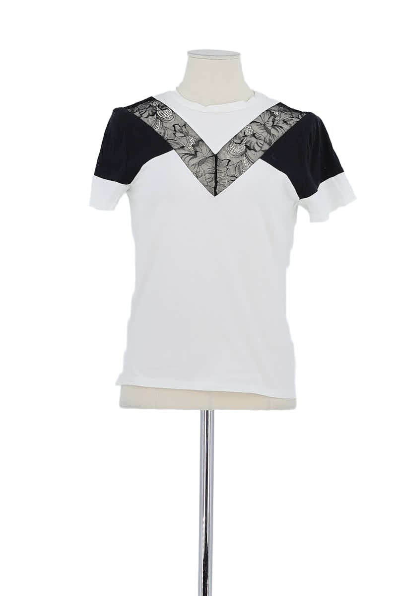 T-shirt Maje Blanc en Coton, taille S - Seconde Main
