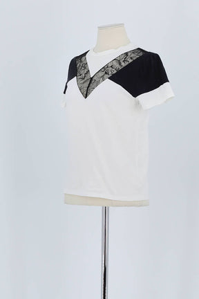 T-shirt Maje Blanc en Coton