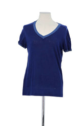 T-shirt Maje Bleu en Coton, taille M - Seconde Main