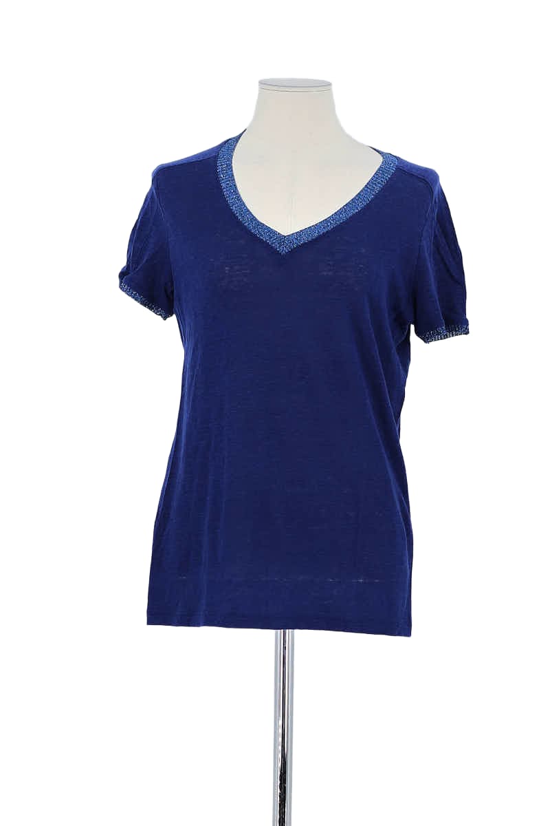 T-shirt Maje Bleu en Coton, taille M - Seconde Main