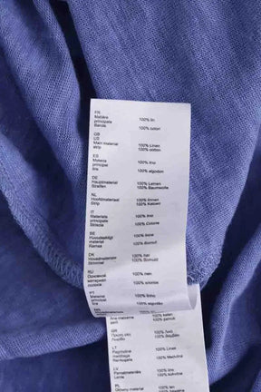 T-shirt Maje Bleu en Lin