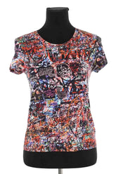 T-shirt Maje Multicolore en Coton, taille S - Seconde Main