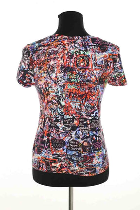 T-shirt Maje Multicolore en Coton