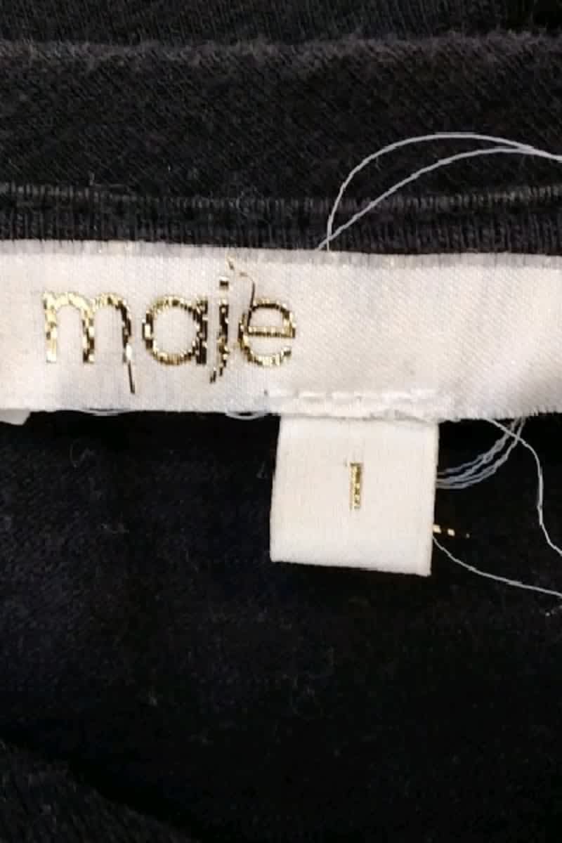 T-shirt Maje Noir en Coton