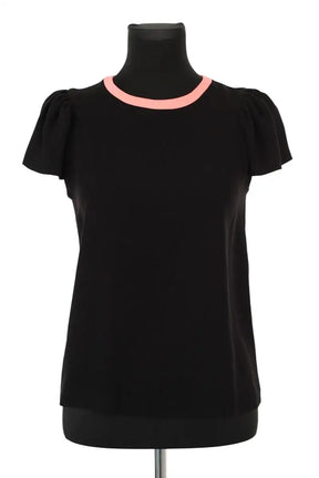 T-shirt Maje Noir en Coton, taille S - Seconde Main