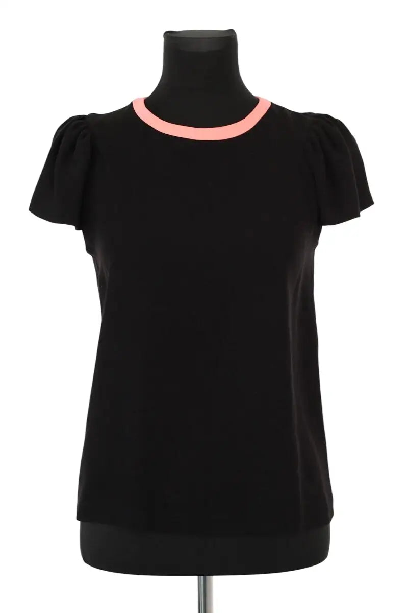 T-shirt Maje Noir en Coton, taille S - Seconde Main