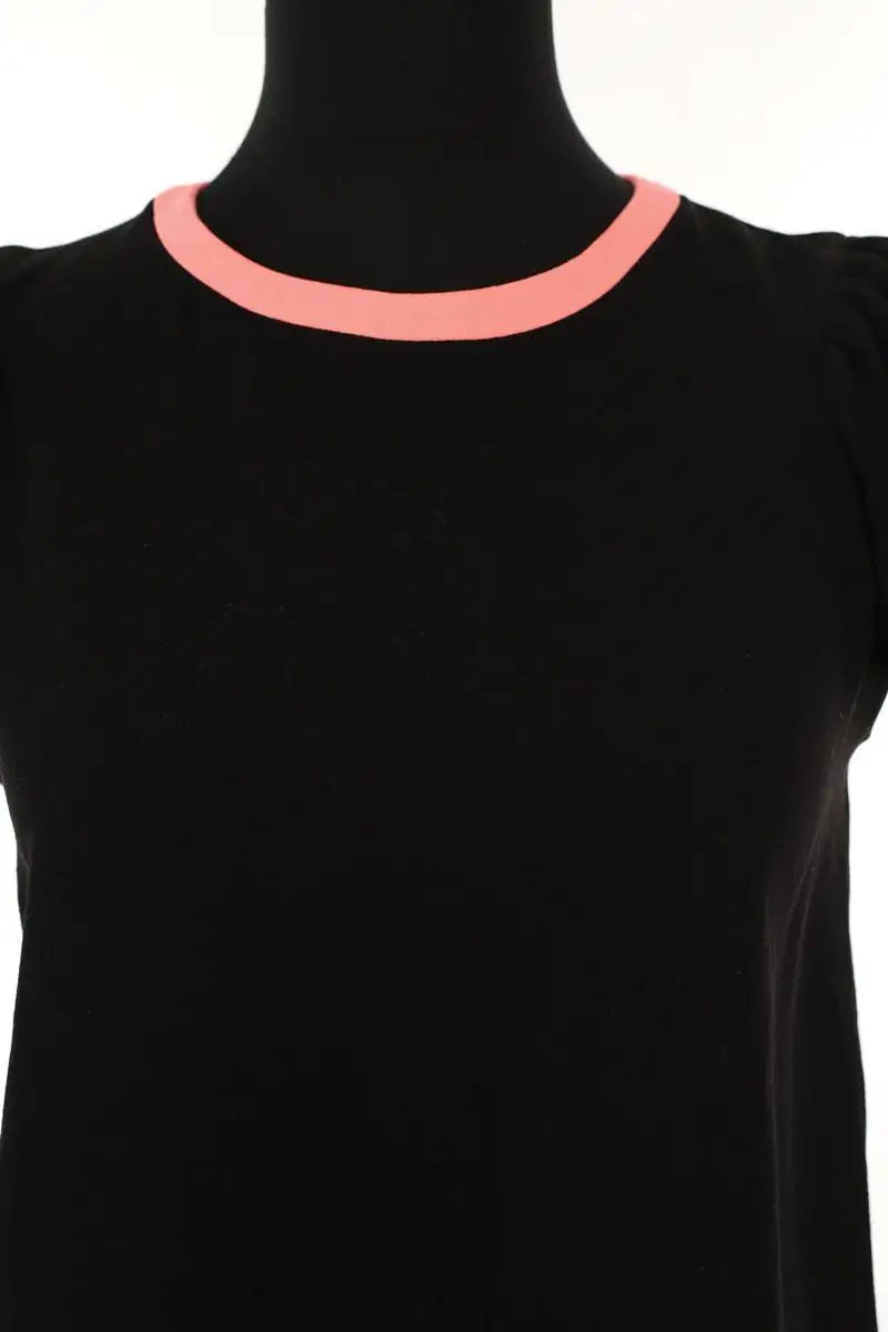 T-shirt Maje Noir en Coton
