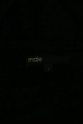 T-shirt Maje Noir en Coton