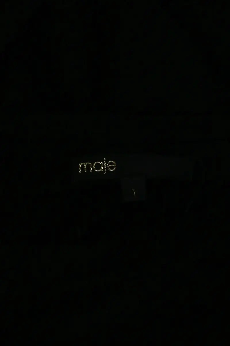 T-shirt Maje Noir en Coton