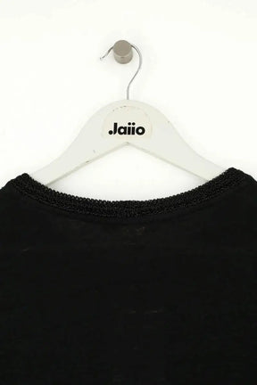 T-shirt Maje Noir en Lin