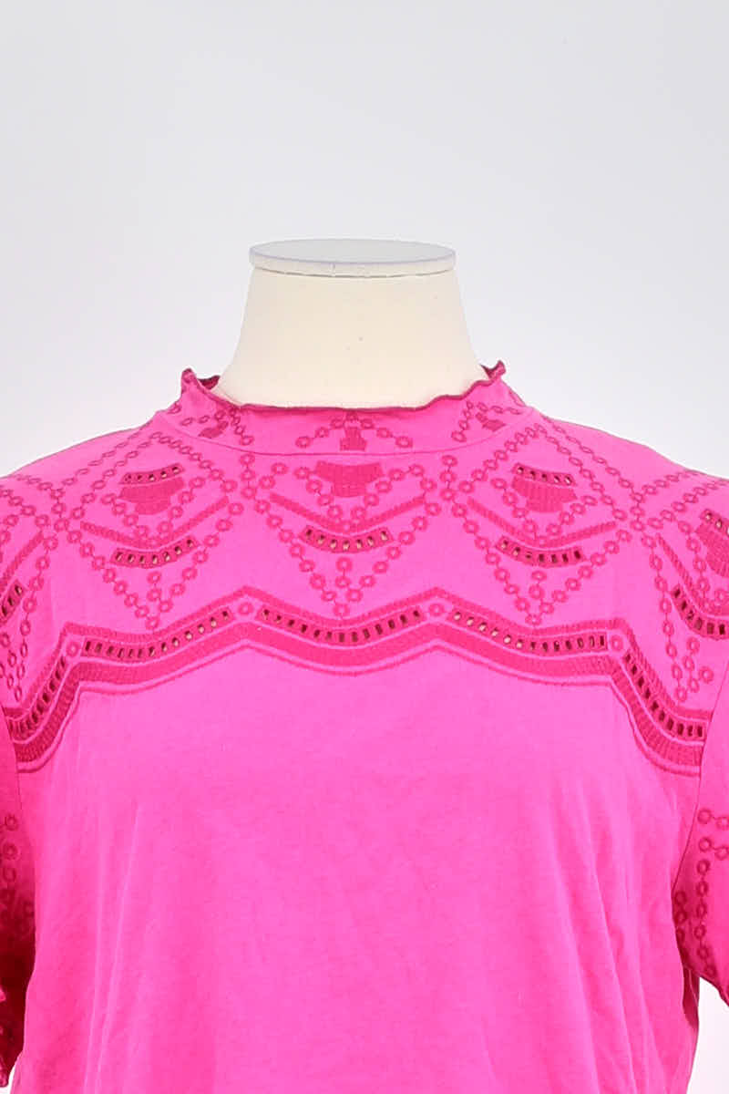 T-shirt Maje Rose en Coton