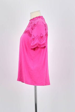 T-shirt Maje Rose en Coton