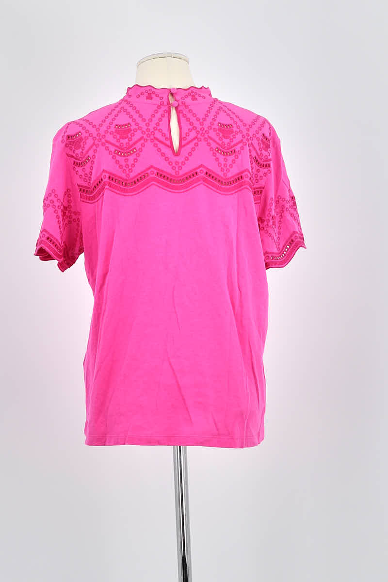 T-shirt Maje Rose en Coton