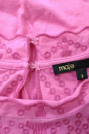 T-shirt Maje Rose en Coton