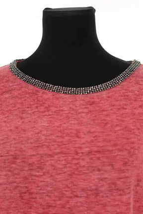 T-shirt Maje Rose en Lin
