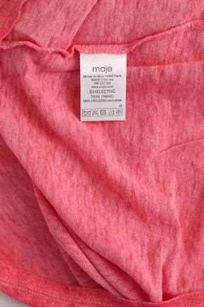 T-shirt Maje Rose en Lin