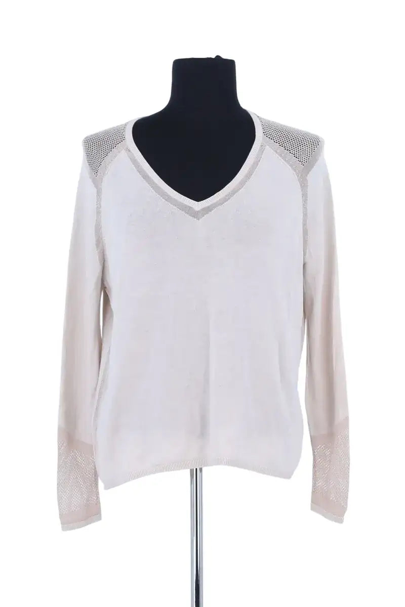T-shirt Maje Rose en Soie, taille S - Seconde Main