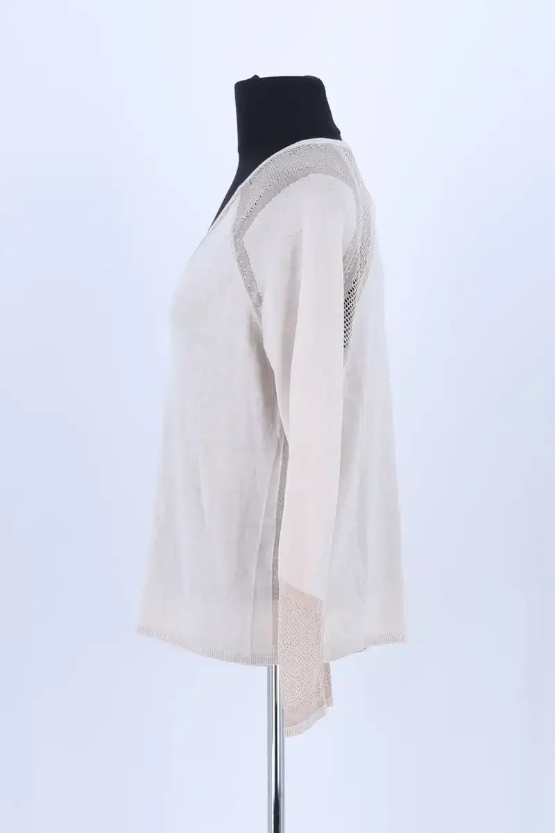 T-shirt Maje Rose en Soie