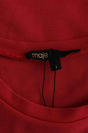 T-shirt Maje Rouge en Coton