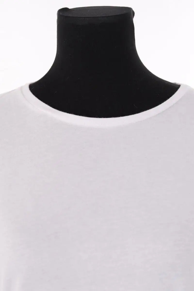 T-shirt Majestic Filatures Blanc en Coton