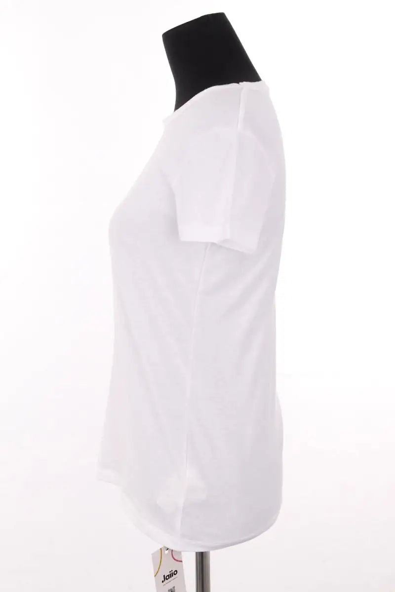T-shirt Majestic Filatures Blanc en Coton