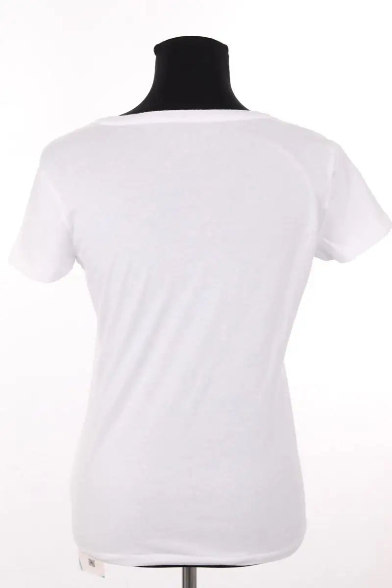 T-shirt Majestic Filatures Blanc en Coton