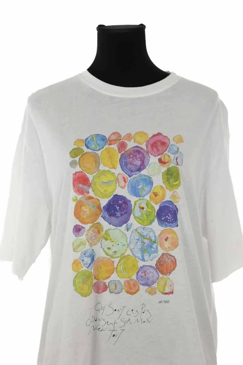T-shirt Majestic Filatures Blanc en Coton