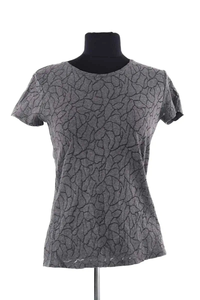 T-shirt Majestic Filatures Gris en Coton, taille S - Seconde Main