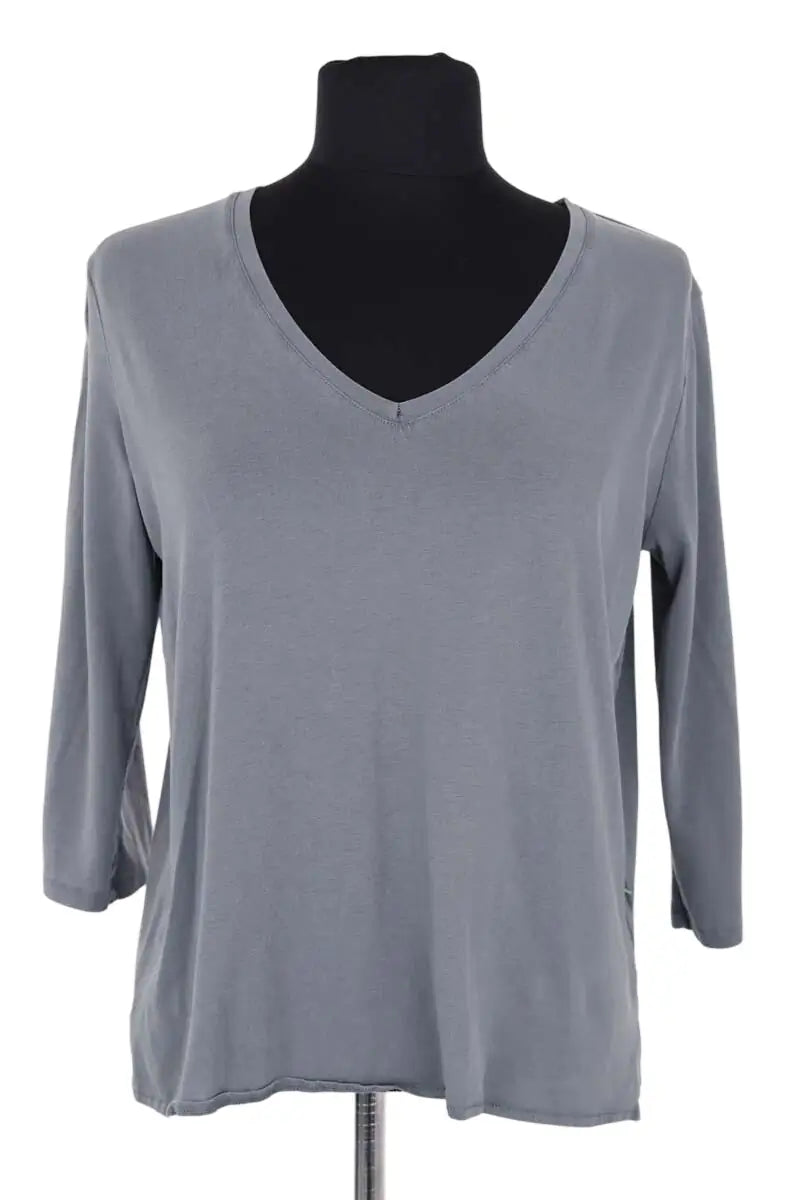 T-shirt Majestic Filatures Gris en Coton, taille S - Seconde Main