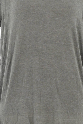 T-shirt Majestic Filatures Gris en Viscose