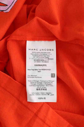 T-shirt Marc Jacobs Orange en Coton
