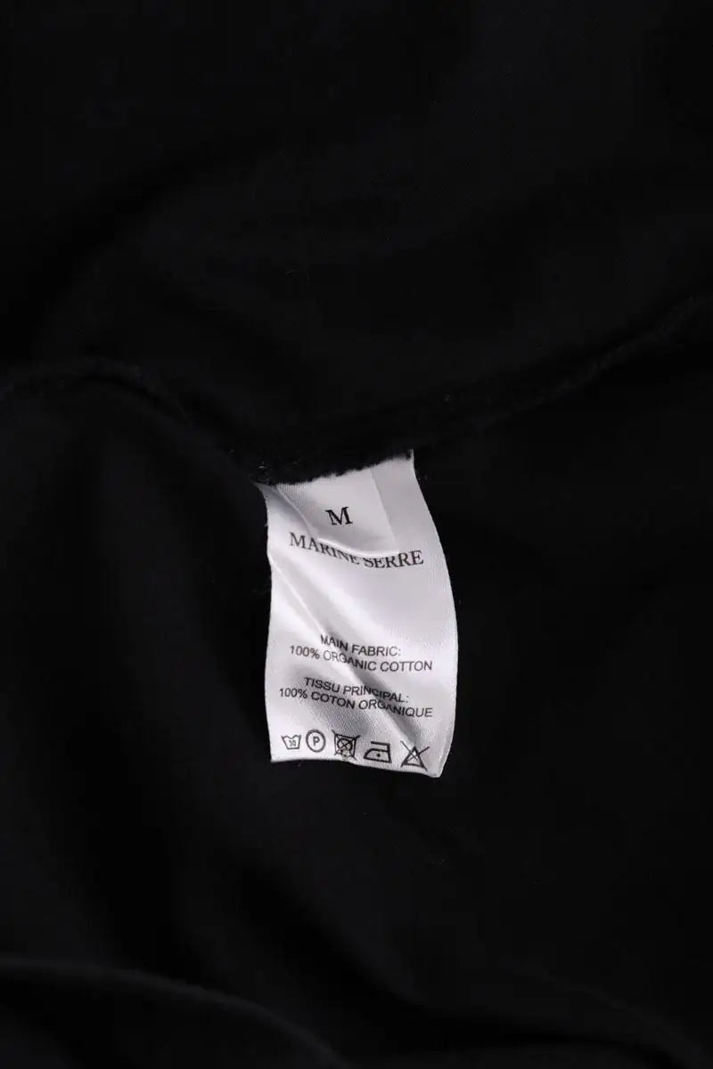 T-shirt Marine Serre Noir en Coton