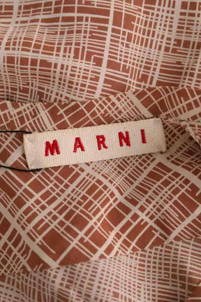 T-shirt Marni Beige en Soie