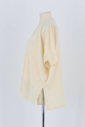 T-shirt Max & Moi Beige en Laine