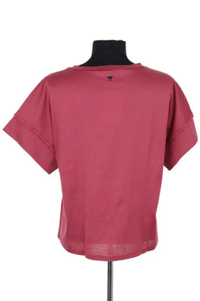 T-shirt Max Mara Bordeaux en Coton