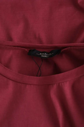 T-shirt Max Mara Bordeaux en Coton