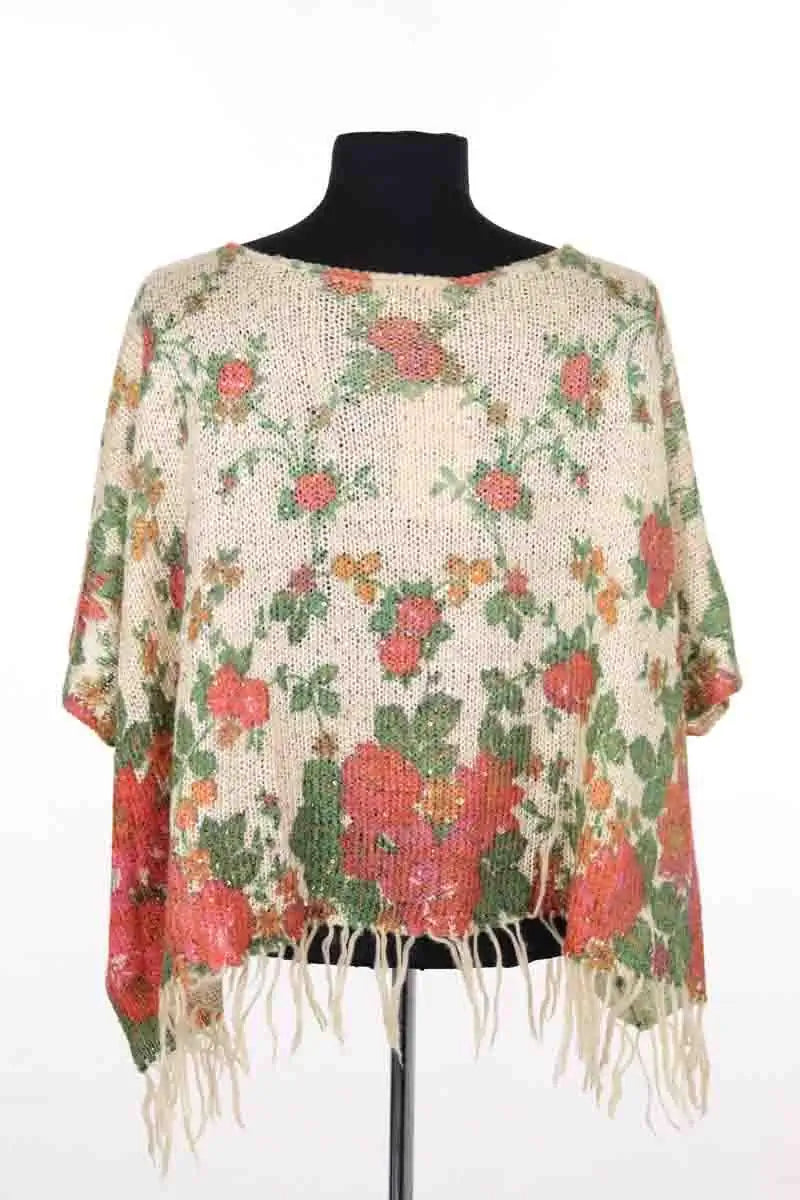 T-shirt Mes Demoiselles Beige en Synthétique