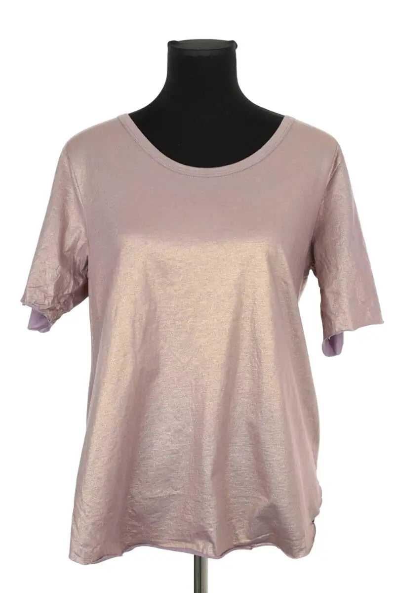 T-shirt Mes Demoiselles Violet en Coton, taille S - Seconde Main