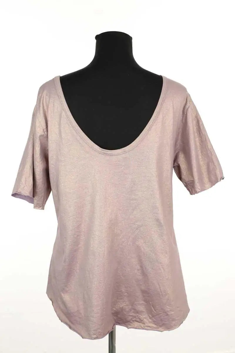 T-shirt Mes Demoiselles Violet en Coton
