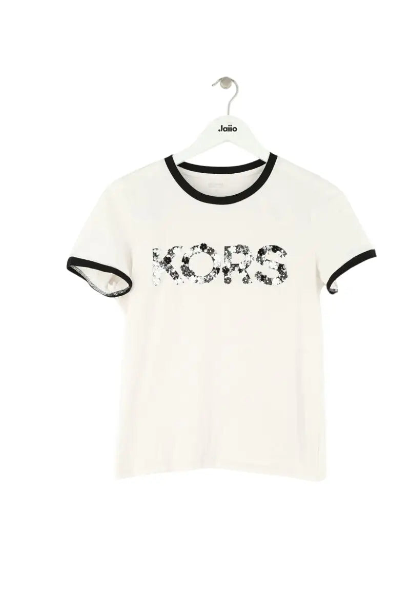 T-shirt Michael Kors Blanc en Coton, taille S - Seconde Main