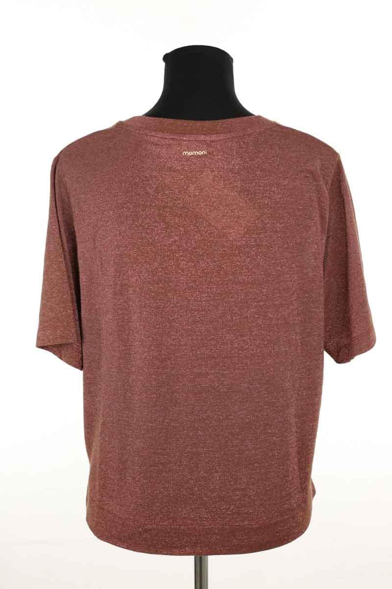 T-shirt Momoni Bordeaux en Polyester