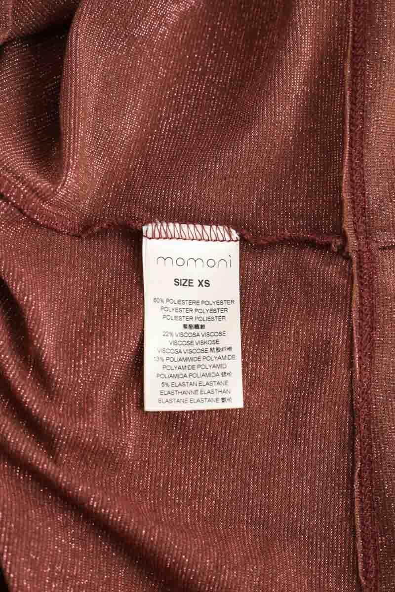 T-shirt Momoni Bordeaux en Polyester