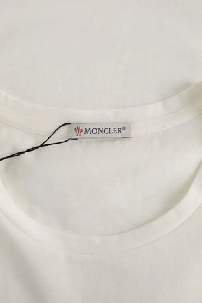 T-shirt Moncler Blanc en Coton