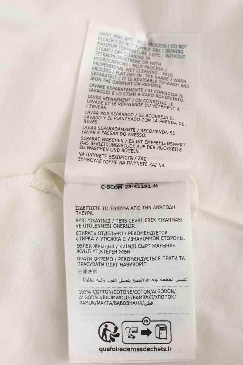 T-shirt Moncler Blanc en Coton