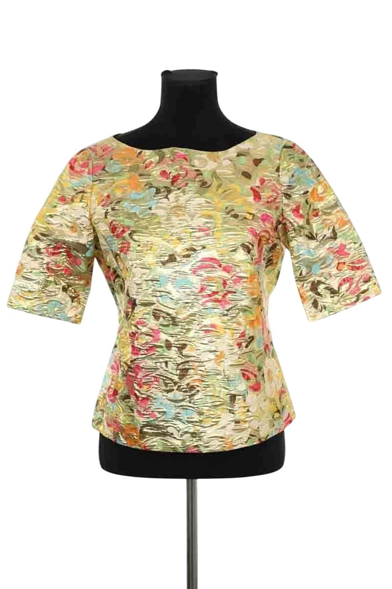 T-shirt Moschino Jaune en Synthétique, taille M - Seconde Main