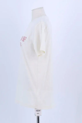 T-shirt My Travel Dreams Blanc en Coton