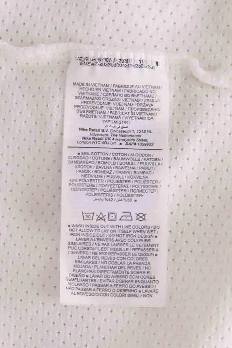 T-shirt Nike Blanc en Coton