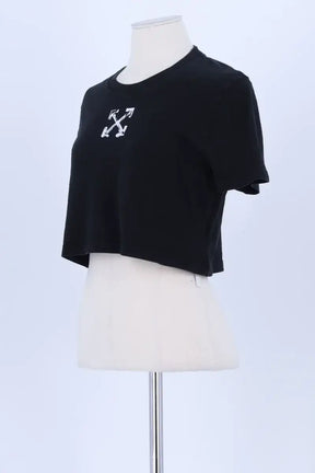 T-shirt Off White Noir en Coton