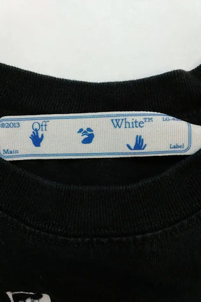 T-shirt Off White Noir en Coton