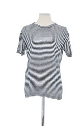 T-shirt Officine Générale Blanc en Lin, taille M - Seconde Main